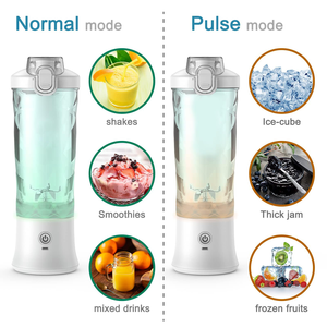 Portable USB Citrus Juicer <b>Blender</b> <b>Cup</b> 600ml Rechargeable Electric 6 Stainless Steel Blades Mini <b>Blender</b> Household Dishwasher - Product Image 2
