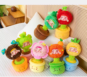 Schattige realistische potplant vinyl pluche pop Sunnysprout anime meerdere kleuren huisdecoratie speelgoed interessant feestdag cadeau <span class=keywords><strong>plot</strong></span> - Product Image 5