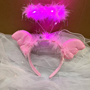 <span class=keywords><strong>Bandeau</strong></span> lumineux pour fête, halo lumineux, <span class=keywords><strong>bandeau</strong></span> de festival, <span class=keywords><strong>bandeau</strong></span> lumineux <span class=keywords><strong>LED</strong></span>, <span class=keywords><strong>bandeau</strong></span> d'ange avec lumière - Product Image 6
