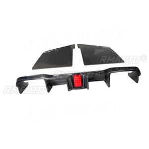 Carbon Fiber Car Rear Bumper Lip Spoiler Diffuser <b>Splitters</b> With Light for BMW 2 Series M2 F87 Coupe 2016 - 2020 FRP Body Kits - Product Image 6