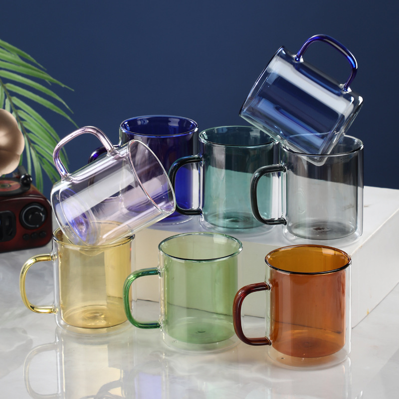 Super Cute Bear Glass Coffee Cups Double Wall Glass Mug For Valentine's Day And Birthday Gift