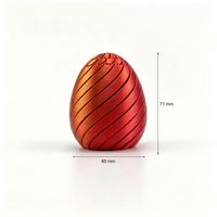 Fast Shipping Biodegradable PLA Material Articulated Spiral Egg Toy with Multi-Color Options - Manufacturer Direct