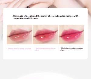 Huile à lèvres hydratante et réparatrice à l'or et aux pétales, atténue les ridules, non collante, gloss à lèvres changeant de couleur, marque privée - Product Image 3