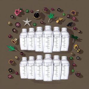 Coctelera <span class=keywords><strong>Boston</strong></span> de Dos Etapas Resistente a Caídas, Mezclador de Cócteles, Vasos de Resina, Vaso para Batir Té con Leche, Herramienta de Bar para Cocina Casera - Product Image 3