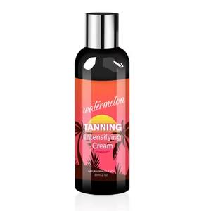 Crema oscura con sabor a sandía, crema de bronceado natural sin sol resistente al agua de larga duración para <span class=keywords><strong>playa</strong></span> de verano - Product Image 1