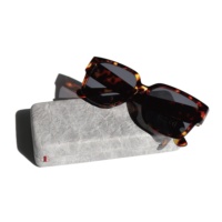 Kacamata Logam Kacamata Fashion Kasus Mewah Glasses Frame Kotak Kemasan