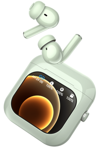 SMA LCD TFT Scherm X6 2.01 inch DNS Ruisonderdrukking Muziek Oordopjes Lokale Opslag 512MB Draadloze Oordopjes bluetooth Oortelefoons - Product Image 3