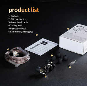 Écouteurs intra-auriculaires <span class=keywords><strong>KZ</strong></span> Castor, 2 haut-parleurs dynamiques, basses réglables haut de gamme, écouteurs HiFi, casque de monitoring, écouteurs à réduction de bruit, casque de sport pour la musique - Product Image 6