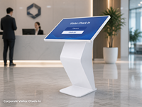 Affichage numérique interactif sur pied, écran tactile 65 pouces 4K, totem publicitaire, OEM ODM personnalisé