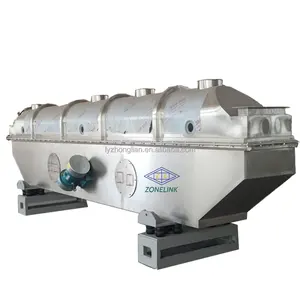 fluidized bed dryer drying machine Continuous Vibrating Fluid Bed Dryer for food sea granule
