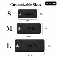Étiquette suspendue de luxe personnalisée avec logo pour sac à main, étiquette en cuir véritable, étiquette en papier premium pour sacs, sacs à main, vêtements et accessoires