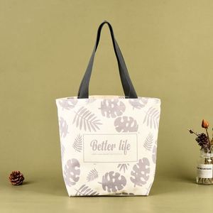 Design Wholesale Custom <b>Print</b> Logo Cheap Reusable Shopping Bags Plain White Blank Cotton Canvas Tote Bag - Product Image 5