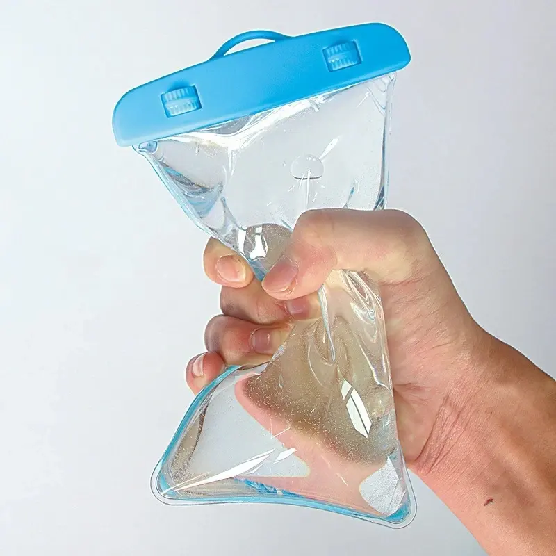 Preiswerter wasserdichter Unterwasser-Telefongehäuse Trocknetasche universeller Beutel für Smartphones PVC+ABS wasserdichter Telefonbeutel