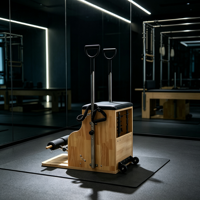Appareil de Pilates Reformer en bois d'érable BSW - Équipement de studio de Pilates portable, garantie 5 ans, service personnalisé, prix bas, haute qualité