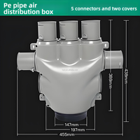 Boîte de distribution d'air ABS, dispositif de ventilation d'air frais pour les systèmes CVC