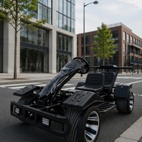 Kart électrique 2 places personnalisé OEM Chine, pour adultes, avec suspension indépendante sur 4 roues, buggy électrique de course pour divertissement extérieur