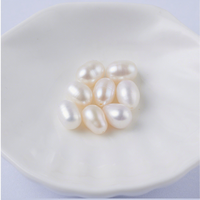 Offre Spéciale – Perles d'eau douce naturelles demi-percées 7.0*9.0 pour boucles d'oreilles, bijoux DIY, perles en vrac