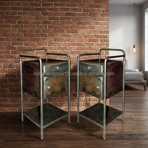 Custom Modern Iron Bedside Table Nightstands for Bedroom Apartment Bathroom Living Room Home Furniture Convertible - Product Image 2