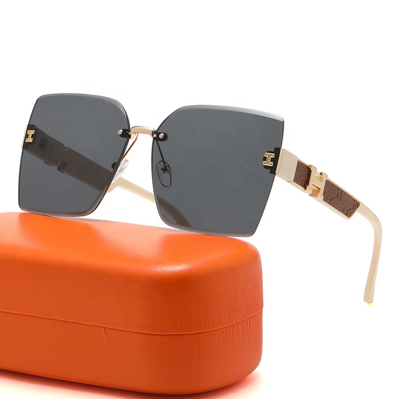 2023 производство, Новое поступление, оптовая продажа, роскошные брендовые дизайнерские женские модные солнцезащитные очки большого размера для женщин