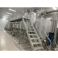 Productielijn voor kokosmelkverwerking, apparatuur voor het extraheren van kokosroom, warmtewisselaar SUS304/SUS316, automatisch, 1000-10000L/u