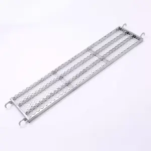 Scaffold Manufacturer Q235 Metal Perforated Scaffold Parts Steel Plank Metal Plank Board With Hooks For Construction