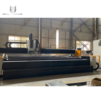 Machine de découpe laser à fibre industrielle robuste de fabrication chinoise, haute puissance, refroidie par eau, commande CNC, grande taille de découpe