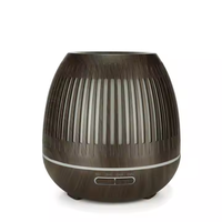 400ml Tuya WiFi Smart Aroma Diffuseur Bois Grain Ultrasonique Huile Essentielle Désodorisant avec Surveillance en Temps Réel pour la Maison