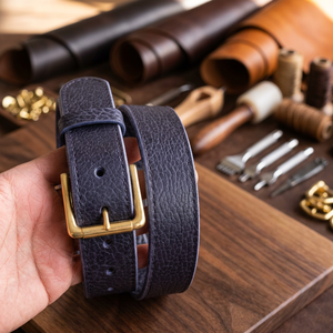 Diseños Duraderos, Hebilla de Acero Vintage con Cuero Vacuno, OEM ODM Personalizable, Precio al por Mayor, Cinturón para Hombre Ecológico, Impermeable y Resistente - Product Image 1