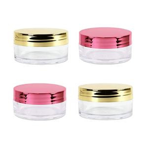 Luxury 1oz 2oz 3oz 4oz 5oz 8oz Empty Body Scrub Jars Cosmetic Plastic Jars with Rose Gold Lid Body Butter Container - Product Image 2