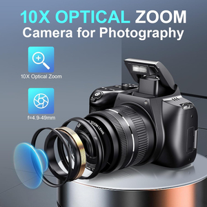 Appareil photo numérique Sprite avec zoom optique 7,1x-16x, zoom numérique 4x, capteur CMOS 4K UHD, carte SD, WiFi, caméra vidéo DSLR pour la photographie - Product Image 2