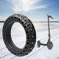 Nueva imagen, neumático sólido antideslizante para patinete eléctrico, neumático de nieve para Xiaomi M365 Pro, accesorios de repuesto para e-scooter