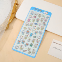 Nouveauté : Autocollants 3D en relief mignons de dessins animés pour la papeterie des enfants, la décoration de tasses et les cadeaux promotionnels (vente en gros)