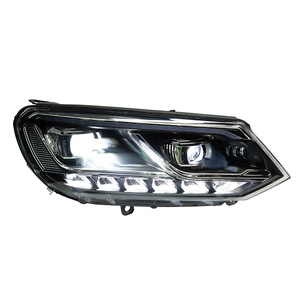 Feux avant à LED pour Volkswagen Vw <span class=keywords><strong>Touareg</strong></span> 2011-2015, lentilles laser LED, clignotants séquentiels, feux de jour - Product Image 2