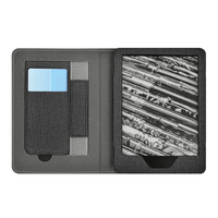Étui magnétique Kindle avec sangle et support arrière, étui de protection magnétique en cuir de 6.8 pouces pour Amazon Kindle kpw12345