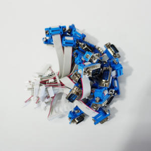 DB9串行端口适配器扩展电缆压制灰色带状聚氯乙烯聚四氟乙烯用于主板的公母连接RS232 COM端口 - Product Image 5