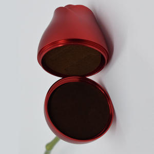 Boîte de rangement en métal fleur de Rose pour bijoux, colliers, cadeaux de mariage, bague, bijoux créatifs, cadeau de saint-valentin - Product Image 5