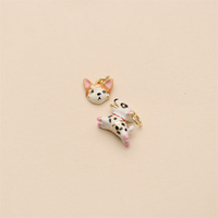Offre Spéciale de haute qualité belle émail chat et cheval en laiton pendentif à breloques collier pour la fabrication de bijoux