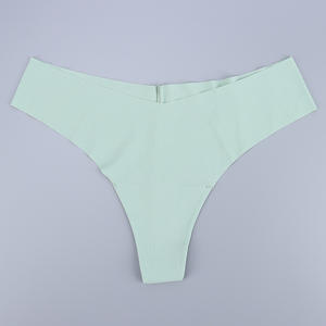 Tanga de Algodón para Mujer 2024, Cómoda, de Tiro Bajo, Transpirable, Sin Costuras, Tejida, Ecológica, Antibacteriana, ODM - Product Image 6