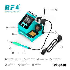 Estação de Soldagem Inteligente Anti-Estática Multifuncional RF4 RF-S410 Ferramenta de Reparo de Telefone - Product Image 6