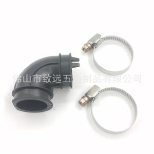 Manguera de Conexión para Lavavajillas con Abrazaderas, 2.1x1.26x0.99 pulgadas, Kit de Conexión de Drenaje de Goma para Piezas de Lavavajillas - Product Image 4