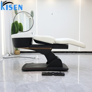 เก้าอี้นวดไฟฟ้าปรับระดับได้รุ่น KISEN พร้อมอ่างสระผมแบบนอนราบ หมุนได้ และยกขึ้นลงได้ - Product Image 5