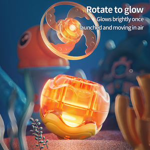 <span class=keywords><strong>Lanceur</strong></span> Gyroscopique Pieuvre Multifonctionnel Personnalisé pour Enfants, Jouet <span class=keywords><strong>Pistolet</strong></span> Lumineux <span class=keywords><strong>avec</strong></span> Disque Volant pour Jeu en Extérieur - Product Image 6