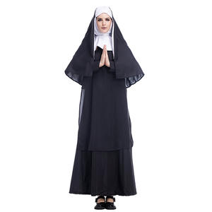 Costume d'halloween pour Couples, Robe fantaisie Cosplay, pour infirmières vierge marie, tenue <span class=keywords><strong>de</strong></span> fête, sœur, précommande - Product Image 1