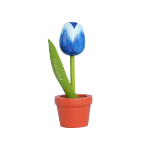 Mini Ornements en Bois en Forme de Tulipe Peints à la Main, Petites Fleurs de Tulipe en Bois Massif, Décoration pour Bureau, Souvenir des Pays-Bas - Product Image 6