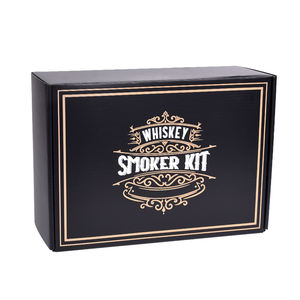 EHUNT Fashioned Whiskey Smoker Kit for Men 6 Flavors Wood Chips Whiskey Gift <b>Box</b> Lighters & for <b>Smoking</b> Accessories - Product Image 3