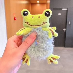 Divertidos Accesorios para el Cabello <span class=keywords><strong>de</strong></span> Peluche con Diseño <span class=keywords><strong>de</strong></span> Animales <span class=keywords><strong>de</strong></span> Dibujos Animados, Coleteros Elásticos <span class=keywords><strong>de</strong></span> Felpa <span class=keywords><strong>de</strong></span> Invierno con Forma <span class=keywords><strong>de</strong></span> Panda, Rana, Conejo y <span class=keywords><strong>Vaca</strong></span> - Product Image 5