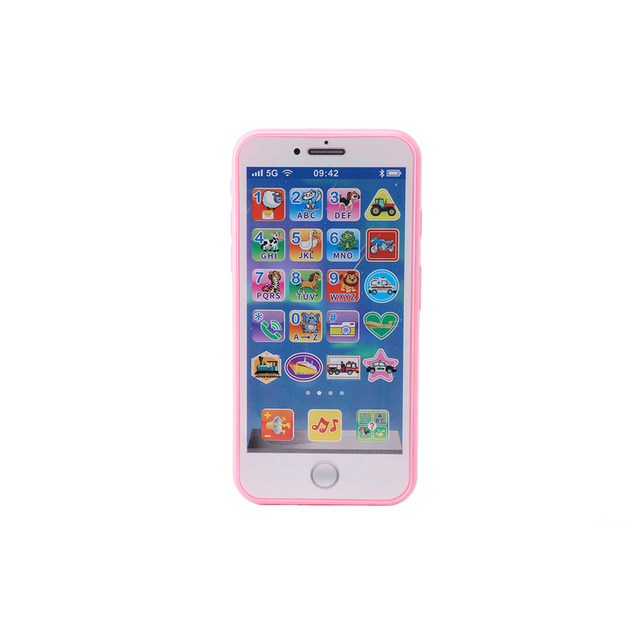 Hot-Selling Ntoys Plastic Multifunctional English Learning Touch Screen Phone-Music Funny Voice Educational Toy for Kids' Early
