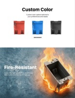 Caja Eléctrica de 1 Grupo de 14 Pulgadas Cúbicas con Certificación ETL, Caja de Conexiones/Salidas de PVC para Instalación en Paredes de Remodelación/Adaptación