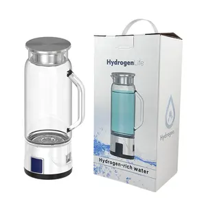 Balanced high pH Hydrogen Water Pitcher Kettle Electric Hydrogen-rich Jug Water Ionizer for Home With Display Screen