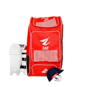 Kit de cricket ZAP SPORTS Club – Ensemble complet d'équipement de cricket léger avec batte en saule du Cachemire, protège-tibias et gants ambidextres - Product Image 1